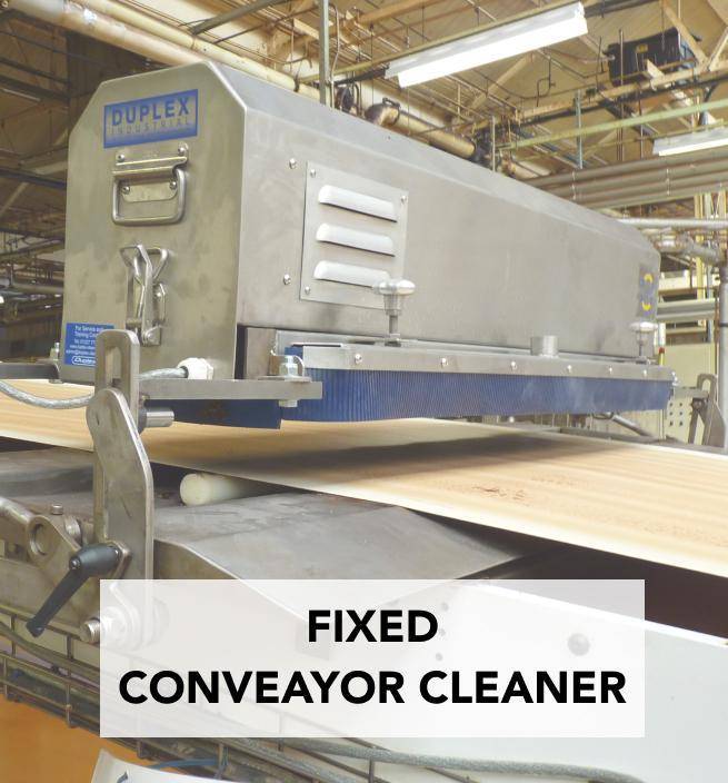 Fixed conveyor cleaner designed for efficient and thorough cleaning of conveyor belts in various industrial applications. This system ensures continuous and reliable maintenance, optimising conveyor belt performance and hygiene.