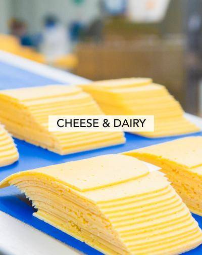 Steam cleaning solution for cheese and dairy conveyor belts, ensuring hygienic maintenance by removing dairy residues and contaminants