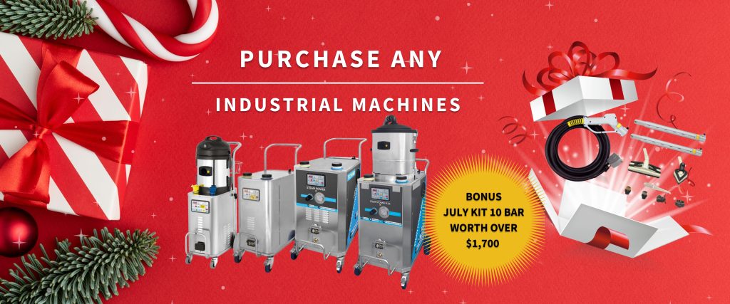 Bonus July Kit 10 Bar for purchase of Industrial Cleaning Machines